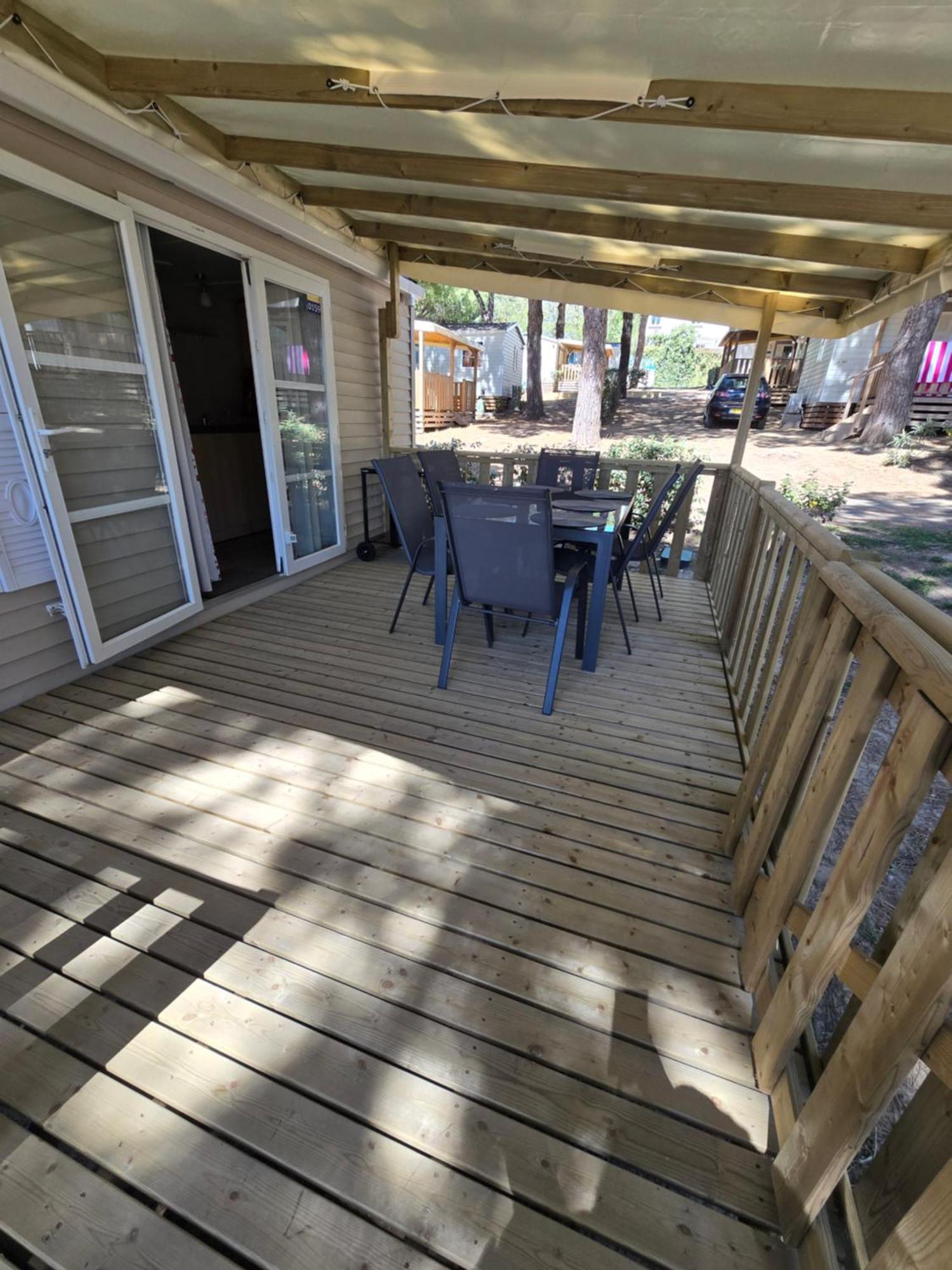 Mobilhome Lodge 3 Chambres, 500M Plage, Camp 5 Etoiles Vendres Exterior foto